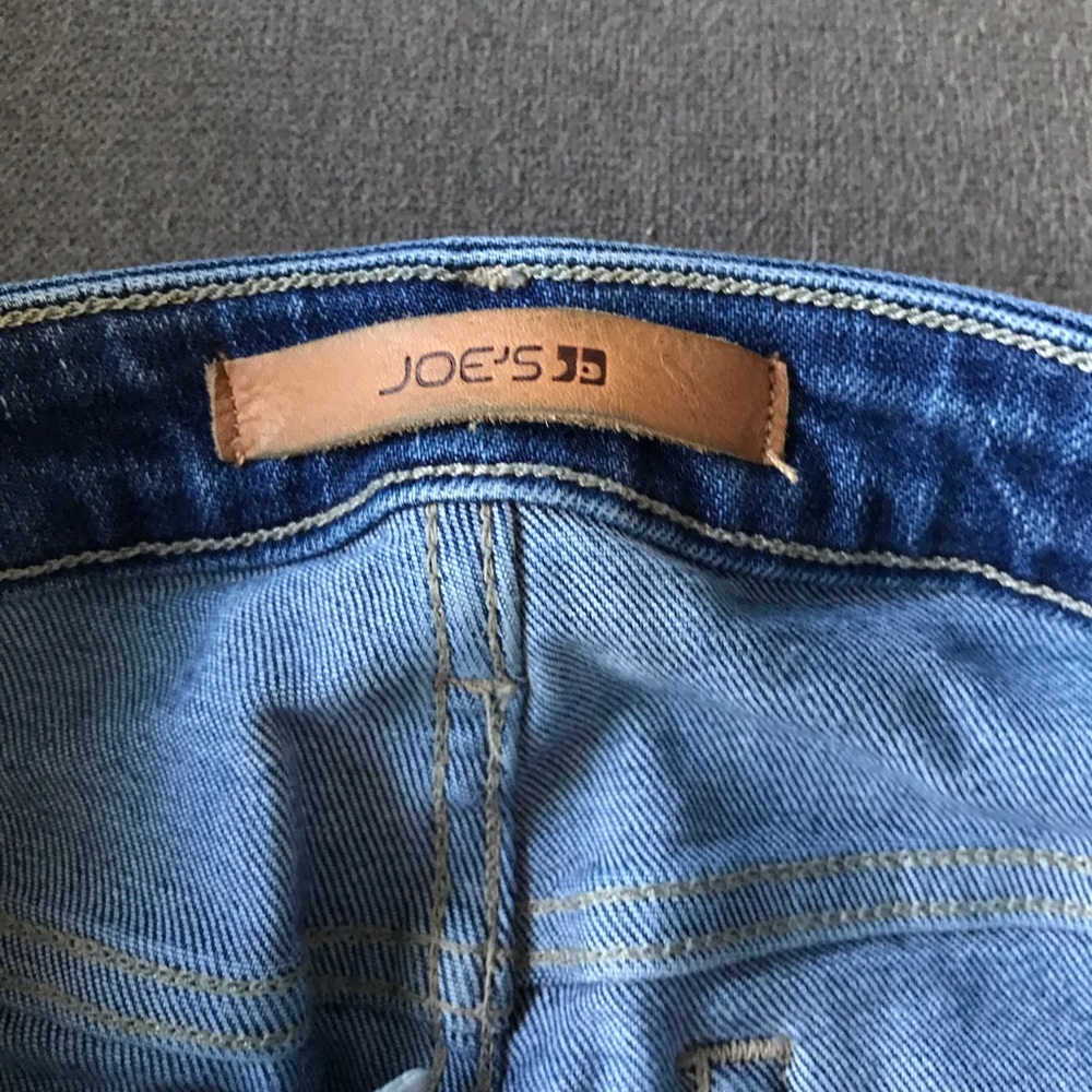 Joe’s blue jeans- straight frayed hem